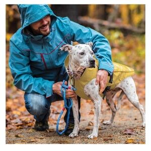 Kurgo Halifax Dog Rain Shell in Slicker Yellow